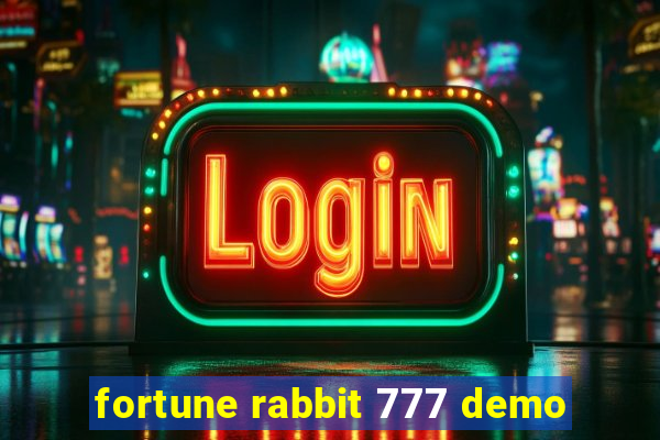 fortune rabbit 777 demo